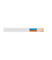 Кабель Одескабель 03VVH2-F 2*1,5 білий, бухта 100м