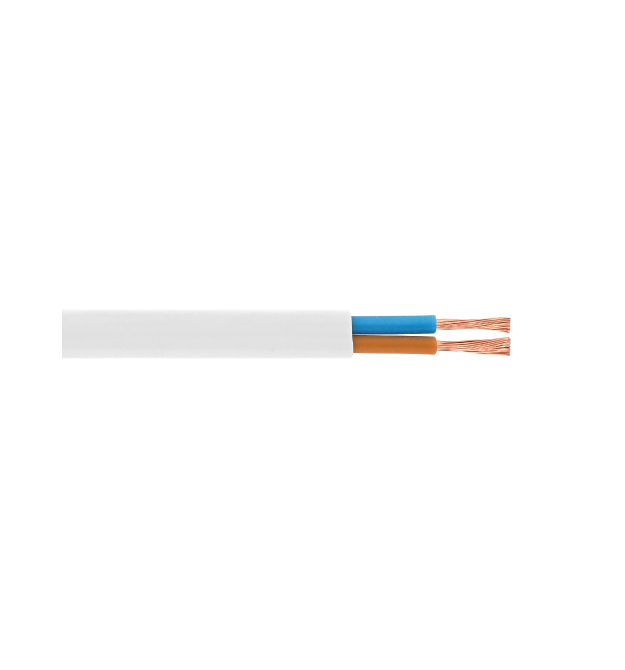 Кабель Одескабель 03VVH2-F 2*1,5 білий, бухта 100м