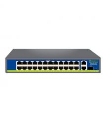 Некерований 27-портовий PoE-комутатор Hi-F2421GBL-C з 24 портами PoE