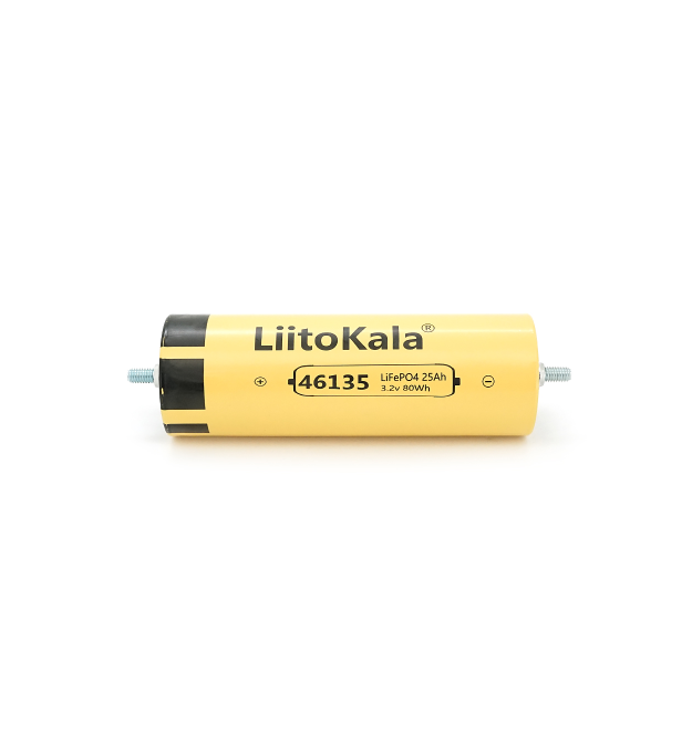 Літій-залізо-фосфатний акумулятор LiFePO4 LiitoKala-46135 3.2v 25Ah, Yellow