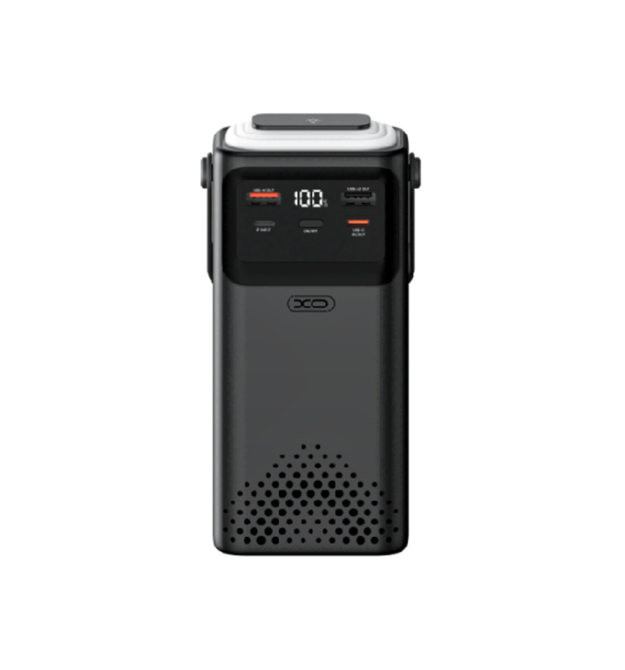 PowerBank XO-PR285 30000mAh Three Inputs and Six Outputs Comes with Four Cables+Lighting Fast Charging Mobile Power, PD20W, QC22