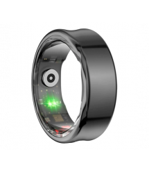 Смарт-кільце XO Smart Ring RS01 розмір 10 (19,8mm), 18 mAh, Bluetooth, Чорний, 2,5 г