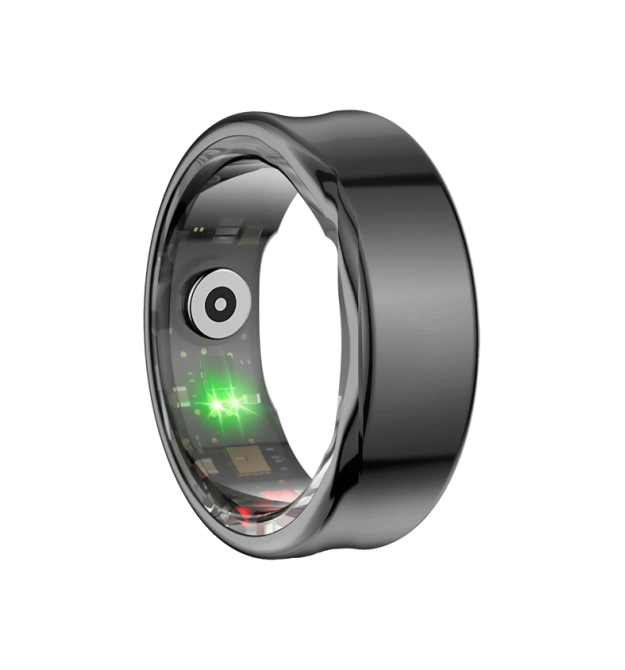 Смарт-кільце XO Smart Ring RS01 розмір 10 (19,8mm), 18 mAh, Bluetooth, Чорний, 2,5 г