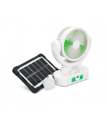 Вентилятор GDTIMES GD 8022, Solar+ вбудований акумулятор, 1*USB лампочка, Box