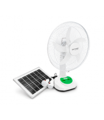 Вентилятор GDTIMES GD 8069LI-14, 14, Solar+ вбудований акумулятор, 2*USB лампочки, Box