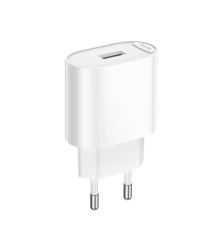 СЗУ 110-240V HOCO C109A 1xUSB, 2.1A, White, Blister