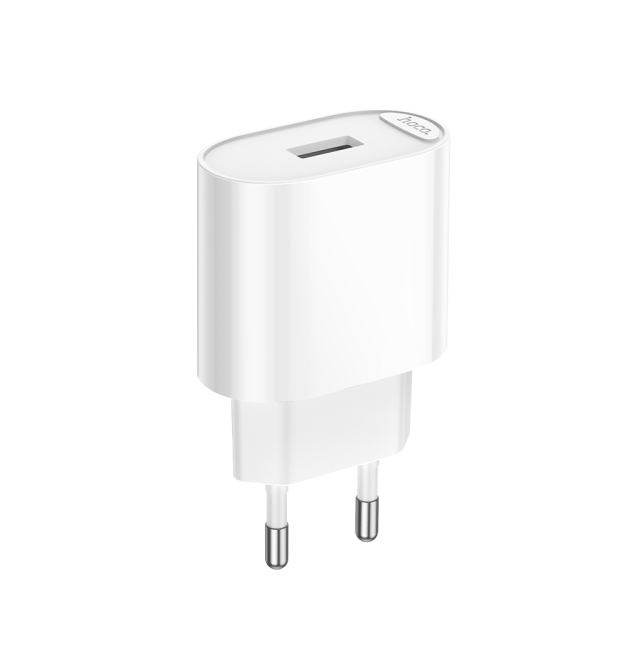 СЗУ 110-240V HOCO C109A 1xUSB, 2.1A, White, Blister