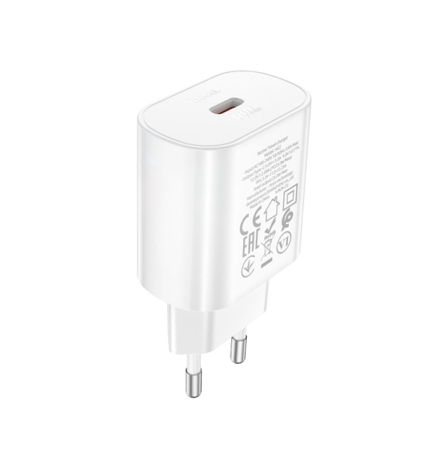 СЗУ HOCO N22, 1xUSB-C, PD25W, White, Box