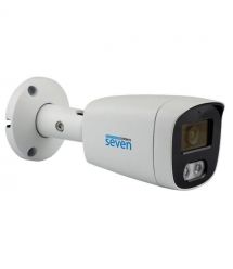 IP-видеокамера 5 Мп SEVEN IP-1025PA-DL white 2,8 мм с умной двойной подсветкой