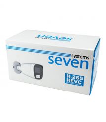 IP-видеокамера 2 Мп уличная SEVEN IP-1022PA white 2,8 мм