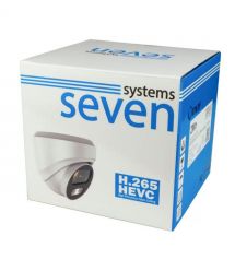 IP-видеокамера 2 Мп уличная SEVEN IP-1012PA white 2,8 мм