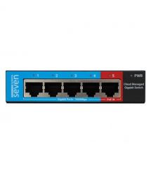 Гигабитный управляемый 5-ти портовый коммутатор SEVEN GS105