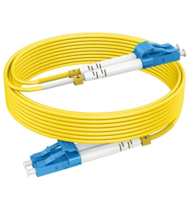 Патчкорд оптический LC/UPC-LC/UPC SM 1м Simplex Slim 2мм