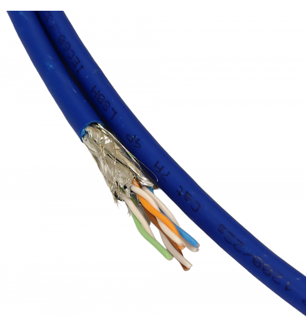 Кабель S-FTP 1200-22 4P Everon, кат. 7А, LSZH, FRNC (Dca), синій, 1000 м, Corning