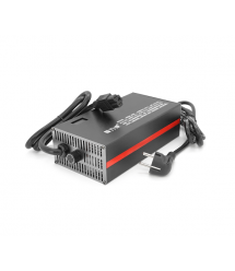Зарядний пристрій Jinyi для акумуляторів LiFePo4 48V(58,4V),16S,20A штекер Triangle plug (T-tipe - IEC - C13 N+L-),з індикацією,