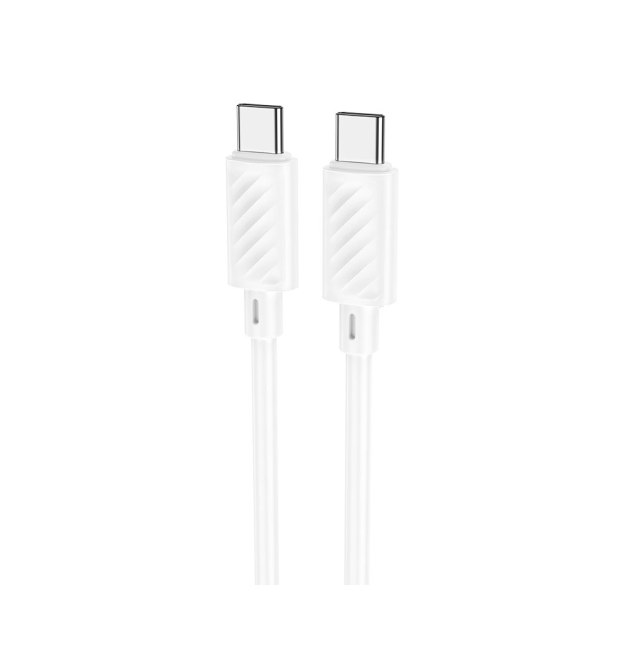 Кабель Hoco X88, Type-C-Type C, 60W, White, довжина 1м, BOX