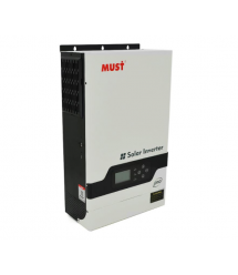 Гібридний інвертор MUST PH18-5248PRO, 5200W, 48V, струм заряду 1-60А, 160-275V, MPPT (80А, 450 Vdc), 490х300х150