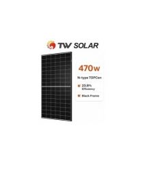 Сонячна панель Tongwei TWMNH-48HW470W (470W | Monofacial | Black Frame)