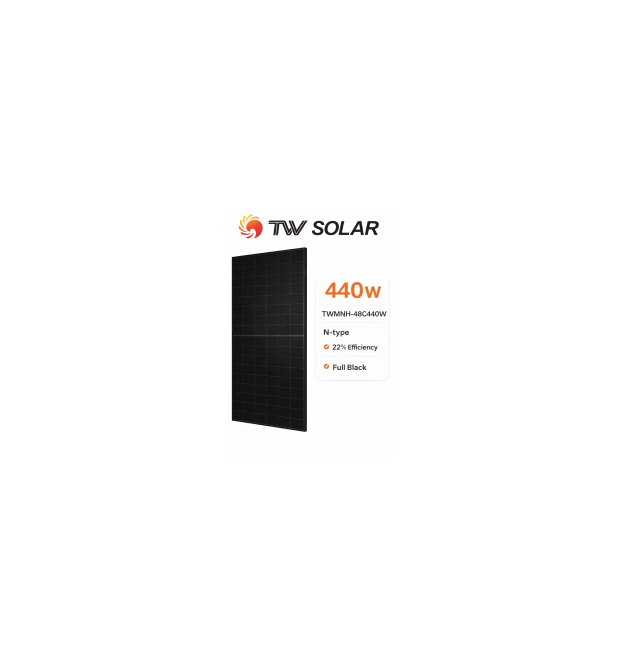Сонячна панель Tongwei TWMNH-48HC440W (440W | bifacial | full black)