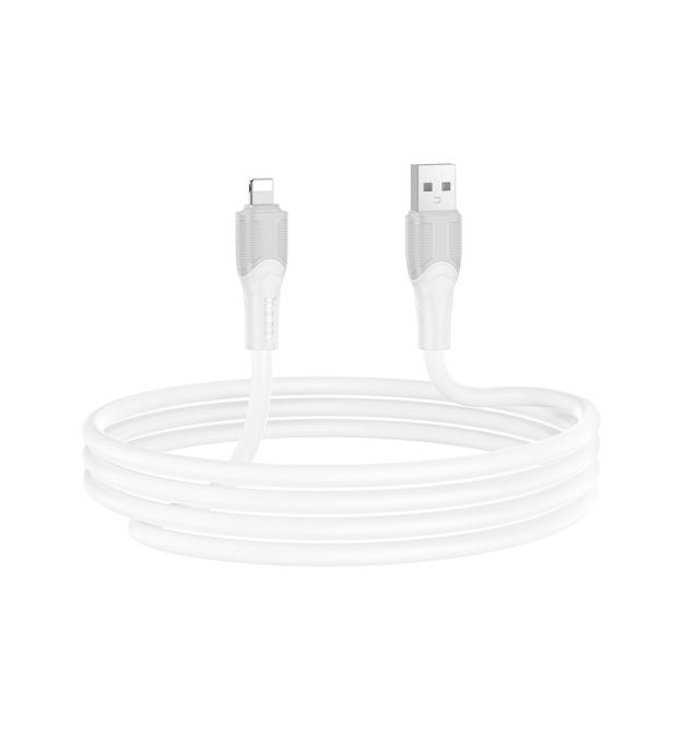 Кабель Hoco X106, Lightning-USB, 2,4A, довжина 2м, White, BOX