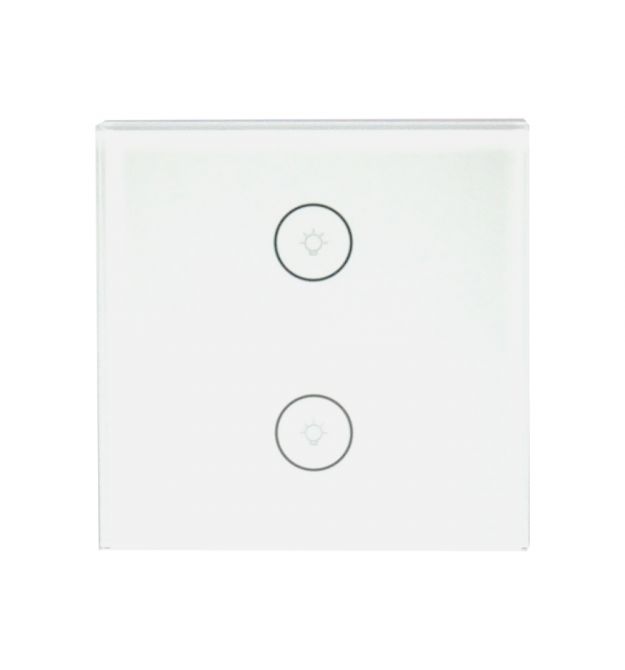 Умный выключатель света двойной с WiFi Trinix TRX-LS02(WiFi)