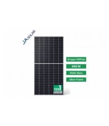 Сонячна панель JA Solar JAM72D40-600-MB (600W | Bifacial | Silver Frame)