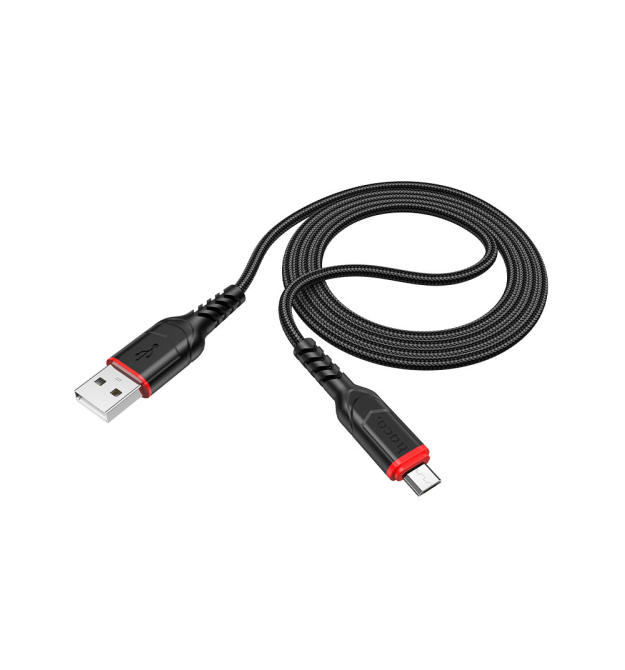 Кабель Hoco X59, Micro-USB, 2.4A, Black, довжина 2м, BOX