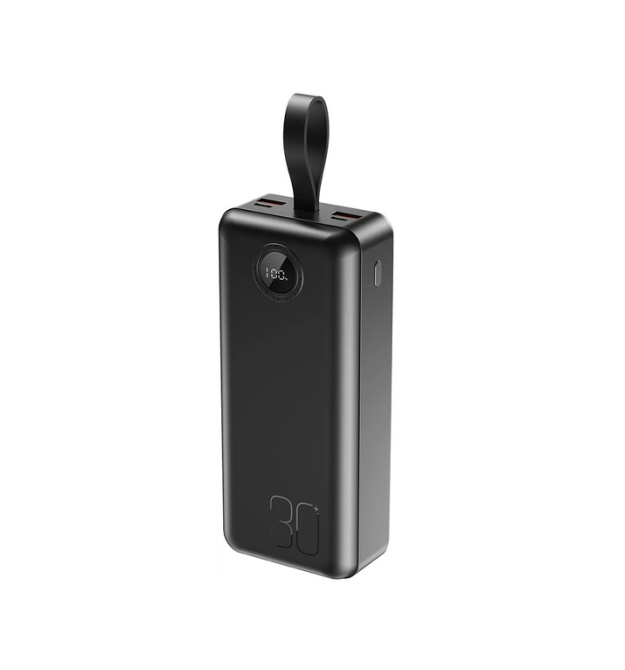 PowerBank XO-PR240 30000mAh Digital Fast Charger, Input:5V-12V - 1.5-2.4A(Type-C,MicroUSB),Output: 5V-12V - 1.5-5А, PD20W,2- QC2