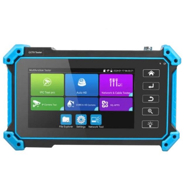 Тестер камер видеонаблюдения NOYAFA NF-IPC715 IP, аналог, HD-Coax, HDMI, VGA