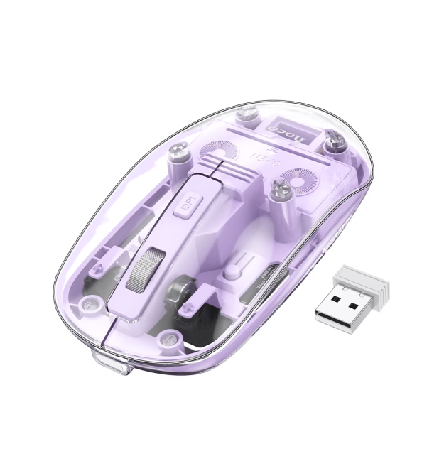 Миша бездротова HOCO GM29, 1600DPI, 2.4GHZ, Purple, Blister