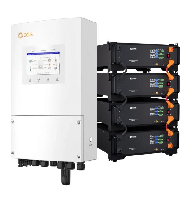 Комплект Solis S6-EH1P6K-L-PLUS + Renon EBrick 51.2V 100AH