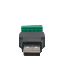 Разъем USB под зажим (male)