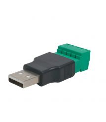 Разъем USB под зажим (male)