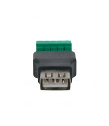 Разъем USB под зажим (female)