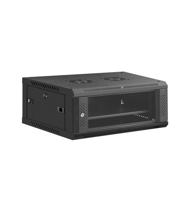 Шафа комутаційна настінна ALP-6404-B 600*450*280（4U) чорна