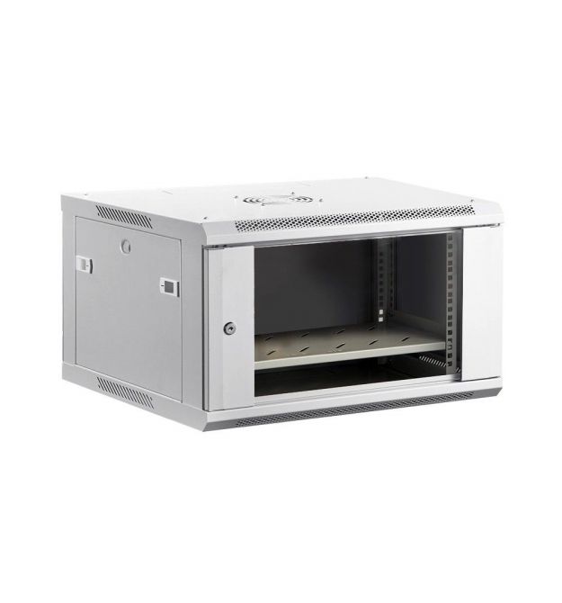 Шафа комутаційна настінна ALP-6406-G 600*450*370（6U） сіра
