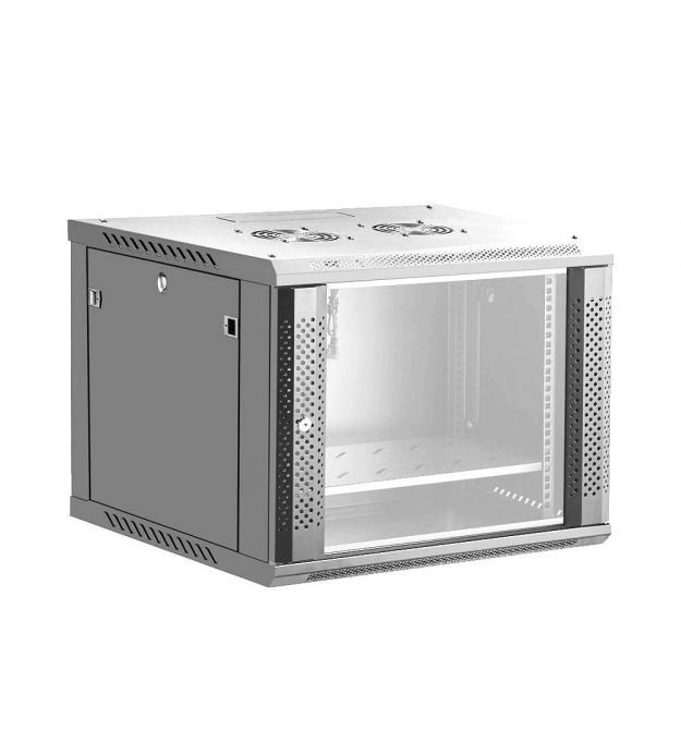 Шафа комутаційна настінна ALP-6409-G 600*450*500（9U) сіра