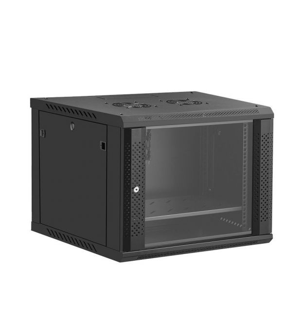 Шафа комутаційна настінна ALP-6409-B 600*450*500（9U） чорна