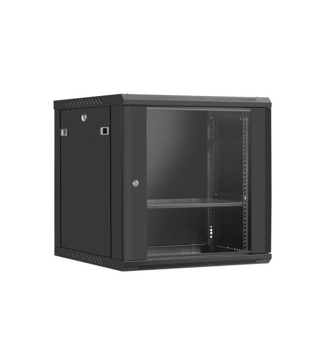 Шафа комутаційна настінна ALP-6612-B 600*600*635（12U） чорна