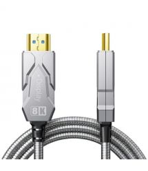 Кабель оптичний армований HDMI 2.1 100m Dtech DT-HF8100K
