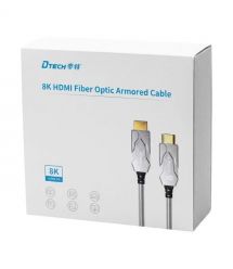 Кабель оптичний армований HDMI 2.1 100m Dtech DT-HF8100K