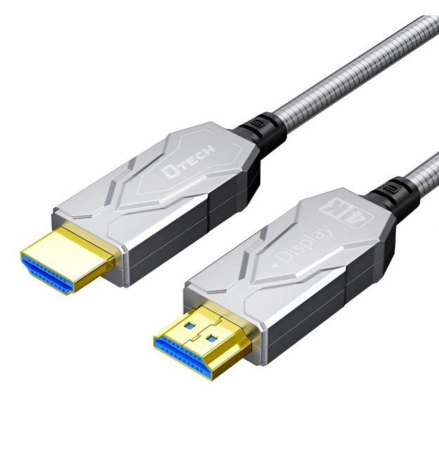 Кабель оптичний армований HDMI 2.0 100m Dtech DT-HF2100K