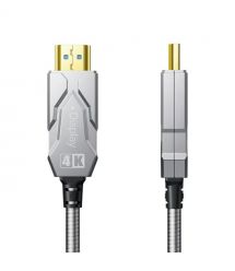 Кабель оптичний армований HDMI 2.0 100m Dtech DT-HF2100K