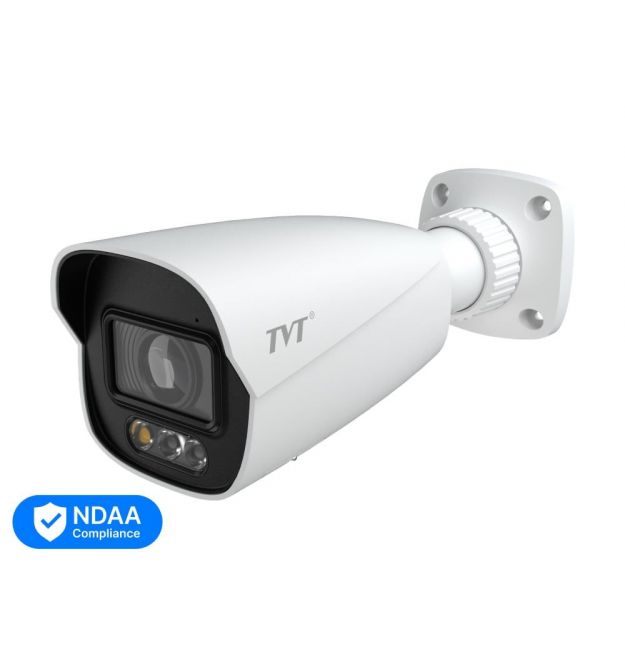 IP-відеокамера 6Mp TVT TD-9462S4-PA(D-AZ-PE-AW3) White f-2.8-12mm, ІЧ+LED-підсвічування, з мікрофоном