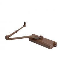 Дверний доводчик Dortec DT-65HA Brown 85-120кг з фіксацією дверей у відчиненому положенні