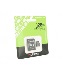 Карта пам&aposяті Kingston Canvas Select Plus Gen3 microSDHC Class 10 UHS-I А1 (R-150MB - s) , 128GB