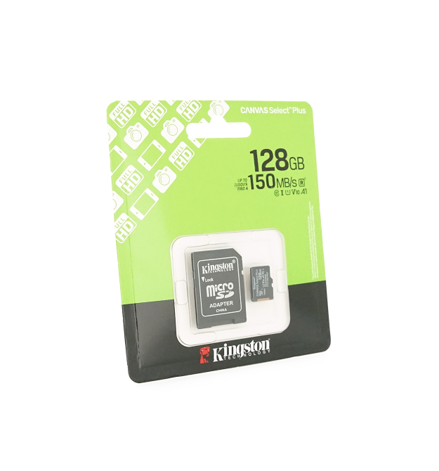 Карта пам&aposяті Kingston Canvas Select Plus Gen3 microSDHC Class 10 UHS-I А1 (R-150MB - s) , 128GB