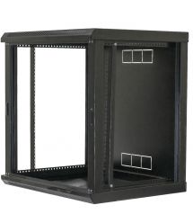 Шафа 19" 12U, 600x500x640мм (Ш*Г*В), економ, акрилове скло, чорна