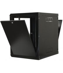 Шафа 19" 12U, 600x500x640мм (Ш*Г*В), економ, акрилове скло, чорна