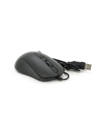 Миша провідна JEDEL CP101, 800 - 1200 - 1600DPI, кабель 1,35 м. 125x66x35 мм. 97 гр. Black. Box